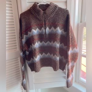 MADEWELL wooo blend quarter zip